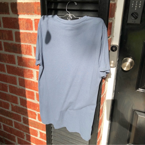 Old Navy Soft-Washed Blue Beach Sunset Graphic Crewneck Short Sleeve T-Shirt S - Picture 4 of 5